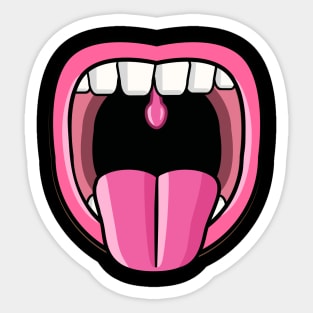 Open Mouth Sticker